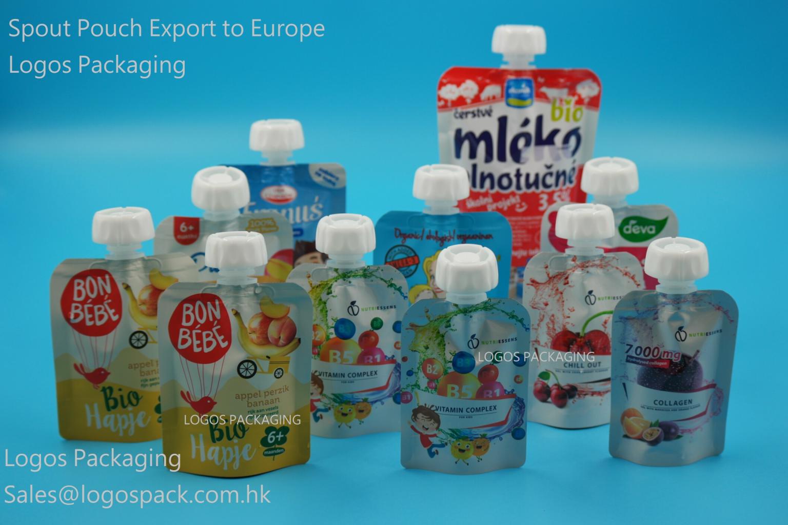 Spout Pouch For Baby Fruit Puree